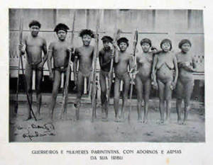 Indios in Parintins um 1910
