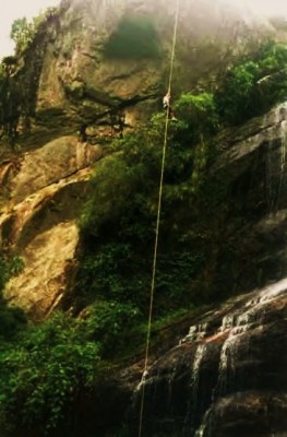 Abseilen Cachoeira