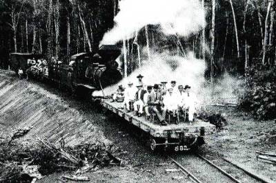 Beim Bau der Eisenbahn starben mehr als 6000 Menschen